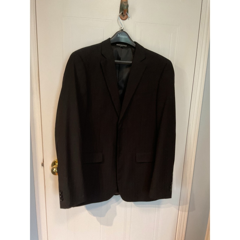 Zenformen Blazer Mens 36R Black Excellent Hand Tailored Designed in Italy